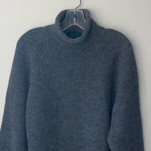 J. Crew Vintage Gray Wool Sweater Men’s Roll Neck